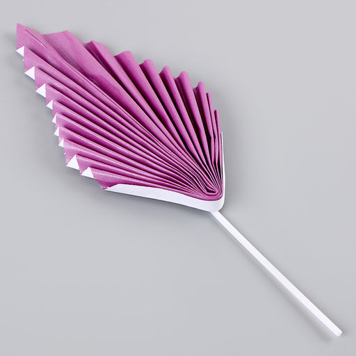 Набор для украшения Перо, набор 2 шт, цвет фиолетовый - Страна карнавалия фото 2