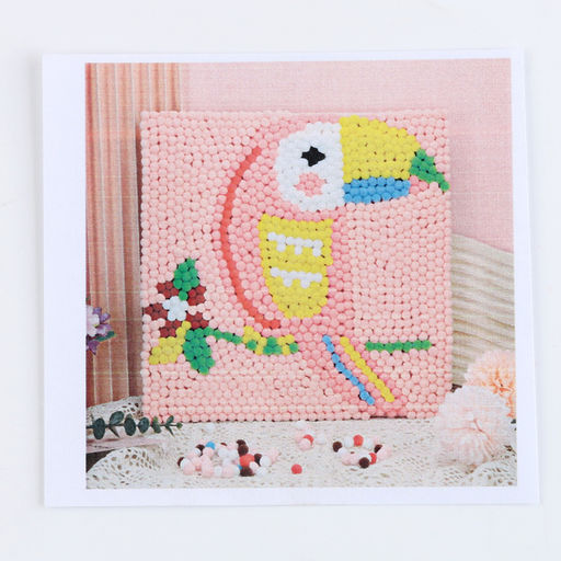 Аппликация помпошками Тукан размер 30 30 см, клей 30 мл - Simaland фото 3