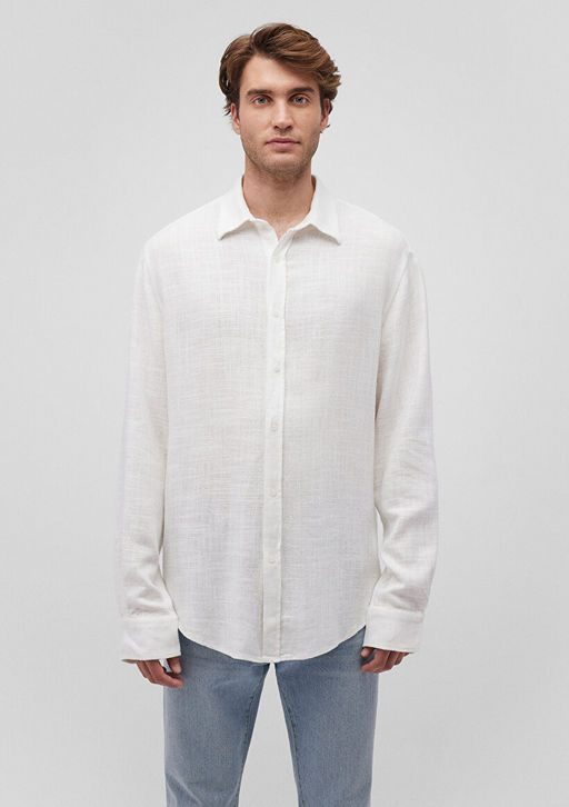 Beyaz Gomlek - Mavi фото 3