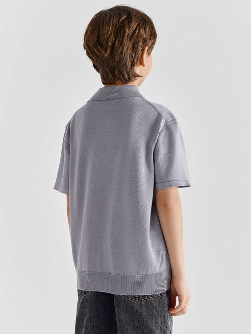 Поло для мальчиков серое - Mark formelle фото 3