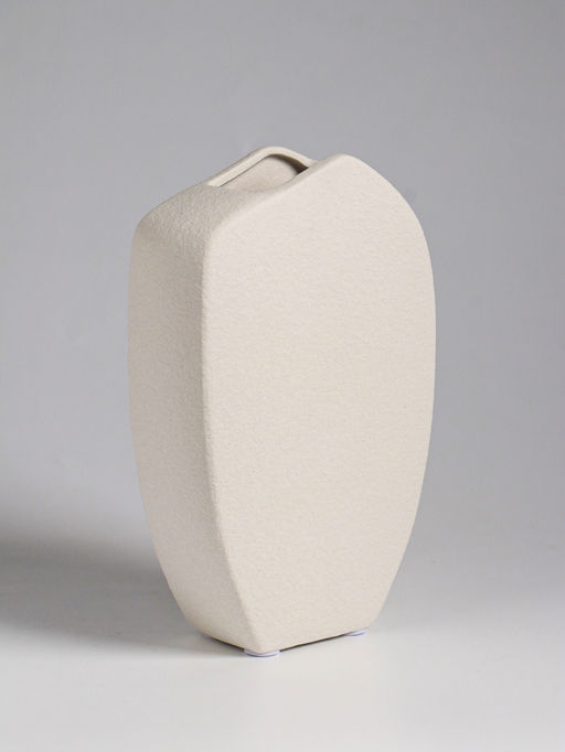 Ваза «Ачиль», 20.5×13 см, керамика, белая