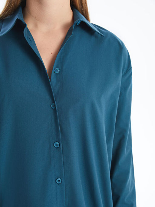 Oversize Poplin Kad?n G?mlek Tunik