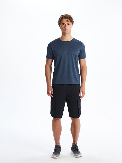 Bisiklet Yaka Erkek Spor Ti??rt