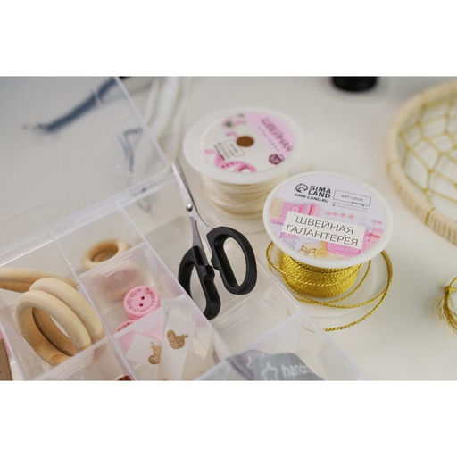 Нить для плетения, d=1 мм, 25±1 м, цвет золотой