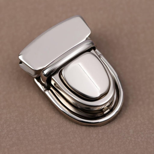 Цена за 2 шт. Застёжка для сумки, 4×3 см, цвет серебряный