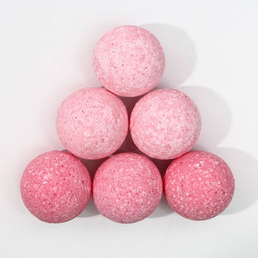 Бомбочки для ванны С любовью, 6?20 г, аромат нежный десерт, Чистое счастье  фото 4