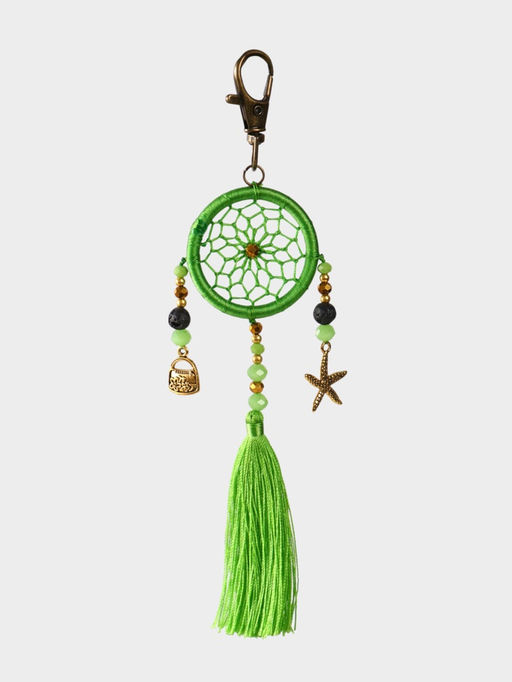 Брелок ловец снов, 17 см, зелёный