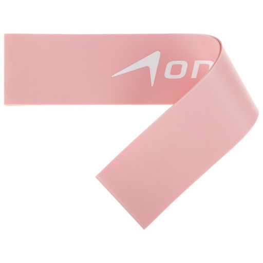 Фитнес-резинка ONLYTOP, 30×5×0.12 см, нагрузка 15 кг, цвет пудровый