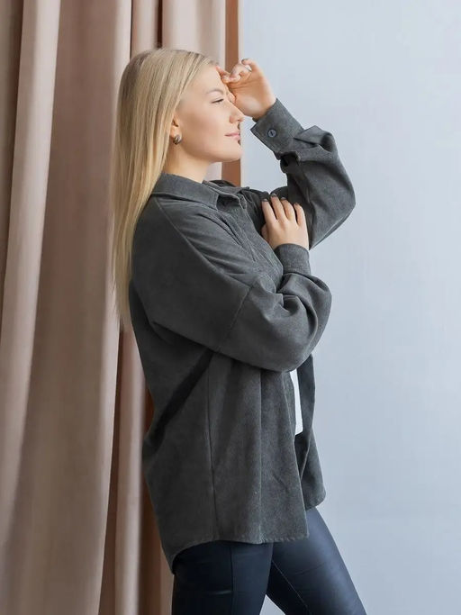 Рубашка женская вельвет РЖМ-01