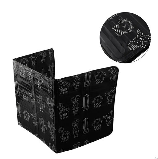 Защитный экран для плиты для защиты от брызг жира 33 х 85 см, черный