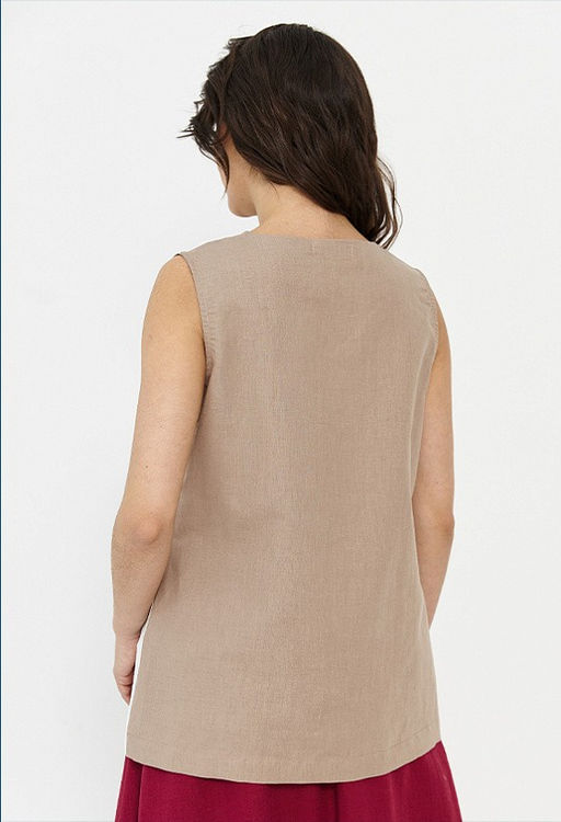 Блузка из 100% льна премиального качества Бостон - Vals фото 4