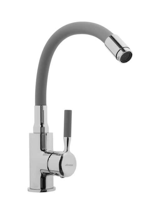 Смеситель для кухни с силиконовым изливом и гайкой, A9890T-2.