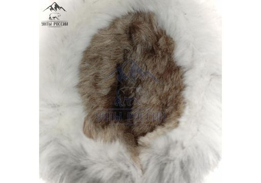 Сапоги унты Шиншилла,натуральная замша, натуральная овчина, литая подошва