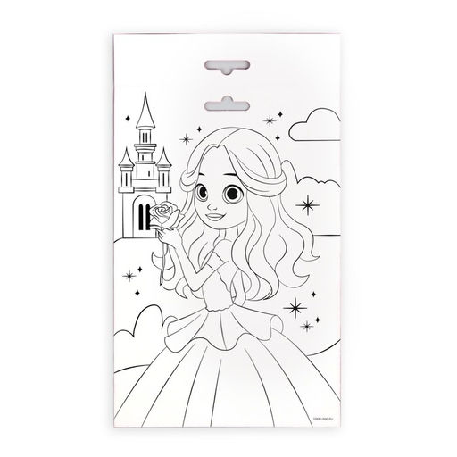 Аппликация перьями Милая принцесса 14,8х21 см - Школа талантов фото 3