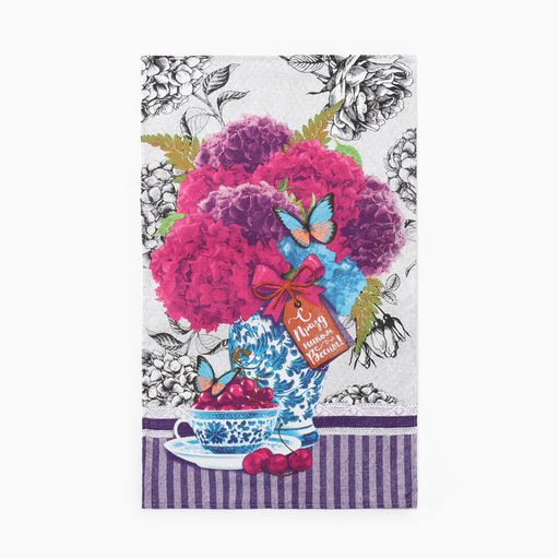 Набор полотенец кух. Доляна Счастье 35х60см-4 шт, 100% хл, рогожка 160 г/м2  фото 15