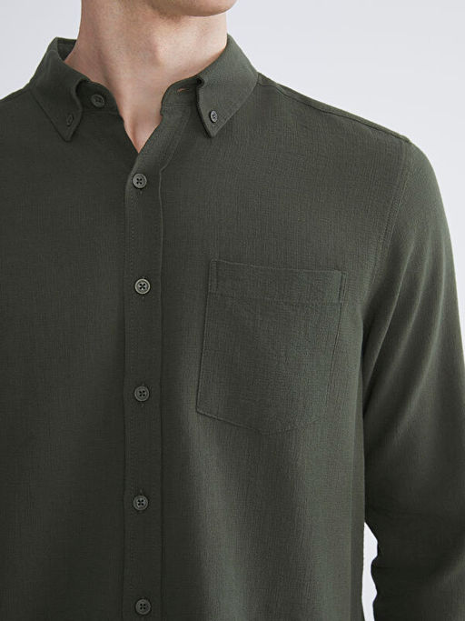 Regular Fit Uzun Kollu Erkek G?mlek