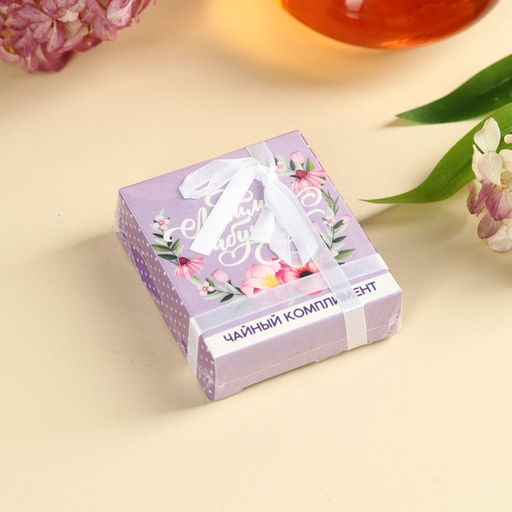 Чай в пакетиках Любимой бабушке в коробке, 9 г (5 шт. х 1,8 г). - Фабрика счастья фото 6