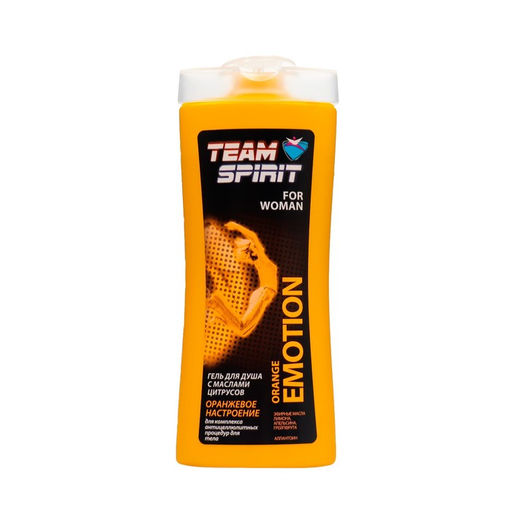 Цена за 2 шт. Гель для душа TEAM SPIRIT ORANGE EMOTION, 250 мл