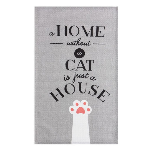 Набор кухонных полотенец Доляна Domestic cats 35х60 см - 4 шт., 100% хл  фото 7
