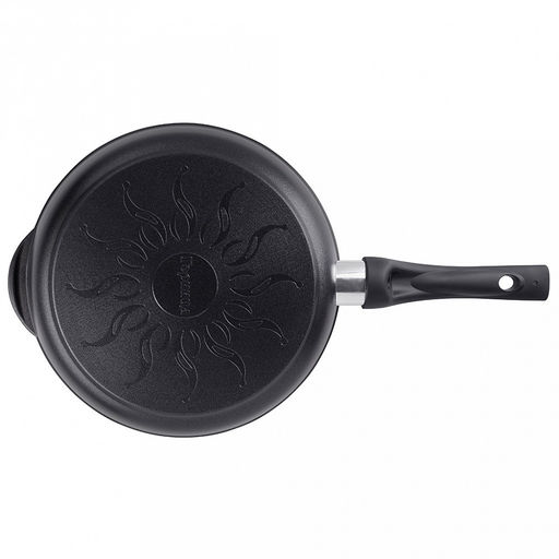 Сковорода с тефлоновым покрытием д24см "Классик", h5,5см, s0,4см, ручка из термостойкого пластика (Россия)