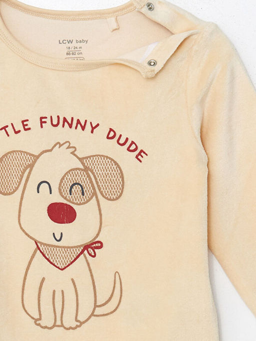 Bask?l? Erkek Bebek Ti??rt