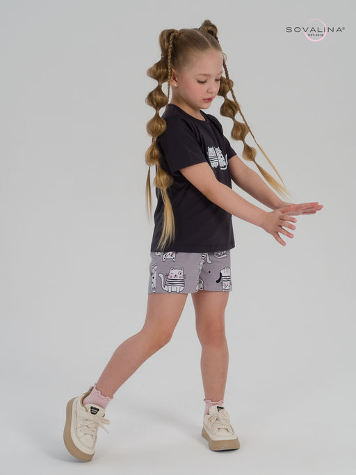 Костюм Лайт фуме-котейки на сером ПК - Sovalina фото 18