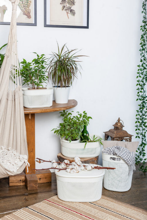 Корзина для хранения OSLO 6л молочный туман PT1351МЛ-12