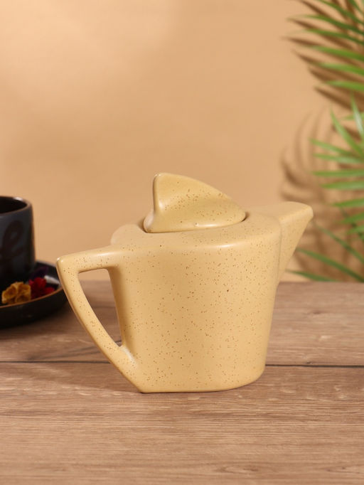 Чайник заварочный Акула, керамика, жёлтый - Simaland фото 3