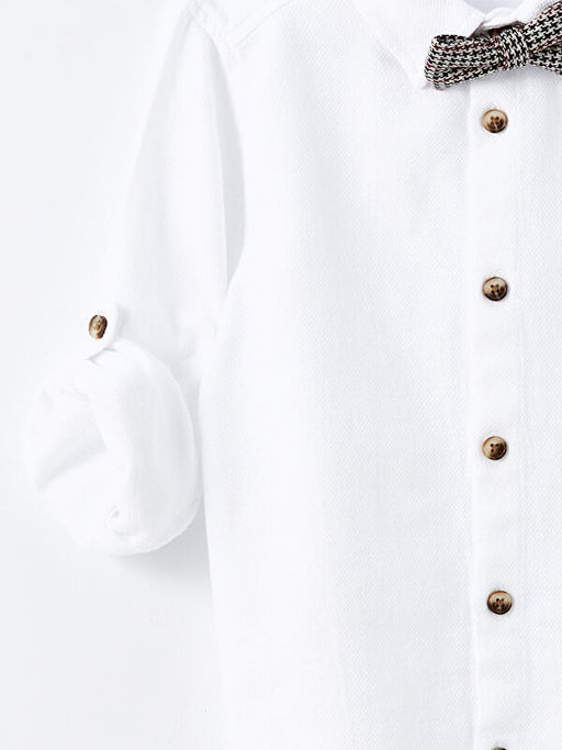 Basic Uzun Kollu Erkek Bebek G?mlek