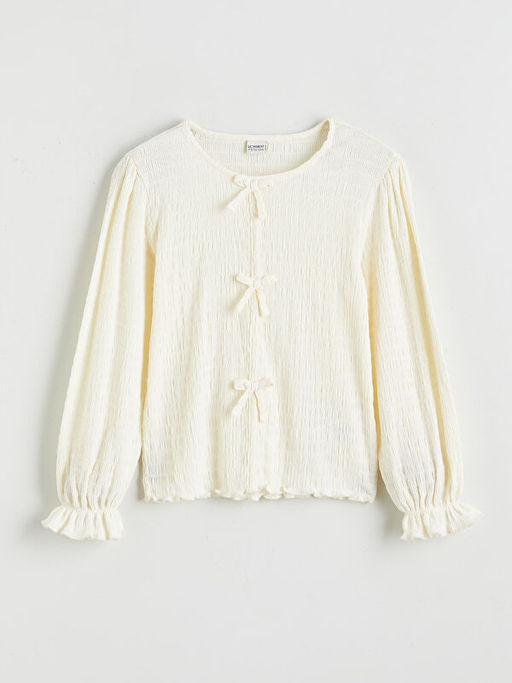 Fiyonk Detayl? K?z ?ocuk Ti??rt