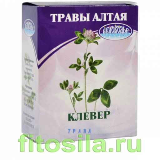 Клевер, трава, 50 г (коробочка), чайный напиток