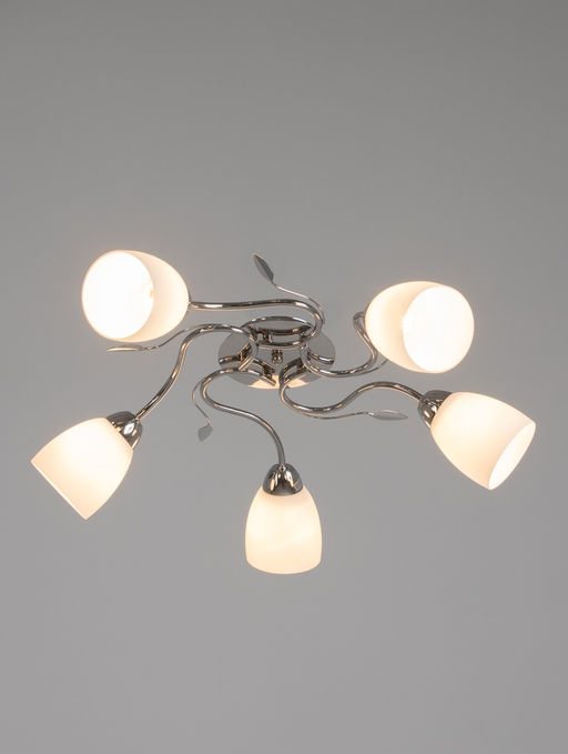 Люстра 11175/5CR, 5х60Вт, E27, 64х64х22 см