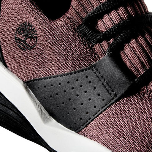 Женские кроссовки для активного отдыха Timberland Emerald Bay Knit Sneaker бордовые  фото 6