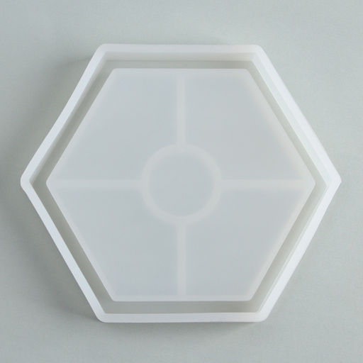 Подставка из гипса. Набор для создания поддона с красками «Шестиугольник»