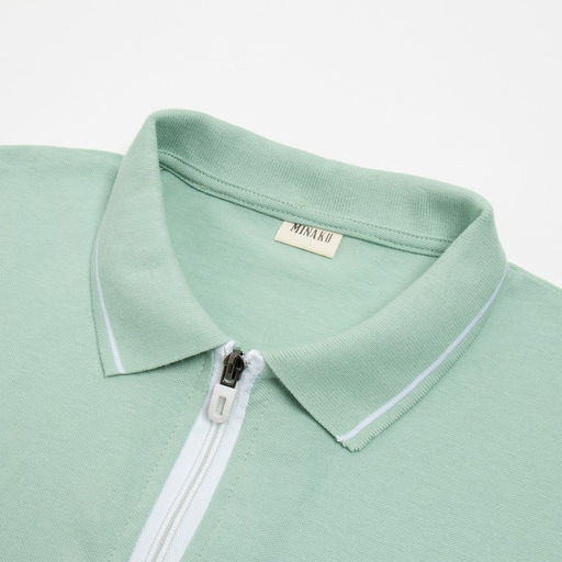 Футболка поло мужская MINAKU REGULAR FIT: оливковая, р-р 54