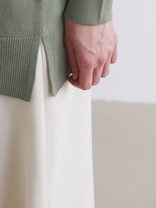 Bisiklet Yaka Kad?n Triko Tunik