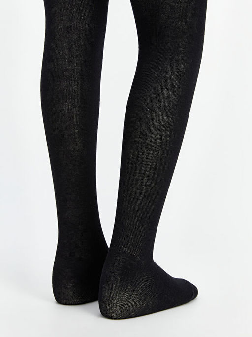 Basic K?z ?ocuk K?lotlu ?orap 2li