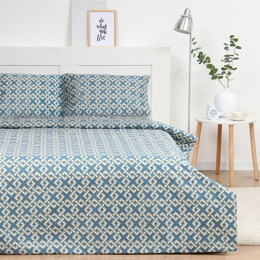 Постельное бельё 2 сп Экономь и Я Abstraction, 173х215см, 175х214см, 50х70см-2шт, микрофибра, 60г/м2  фото 6