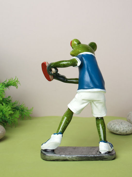 Цена за 2 шт. Фигурка Лягушка Теннисист 14 см / YX39021 /уп 2/24/ - Галеонтрейд фото 5