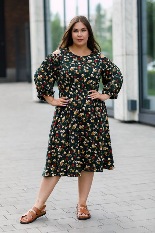 Платье Luxury Moda 1413 зеленый