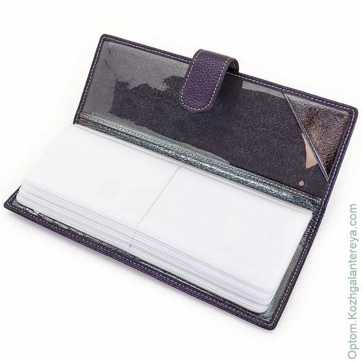 Женская кожаная визитница Sergio Valentini СВ 8140-075  фото 7