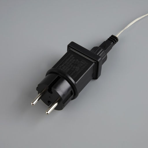 Гирлянда Нить 50 м роса, IP44, зелёная нить, 500 LED, свечение белое, 8 режимов, 31 В - Luazon lighting фото 3
