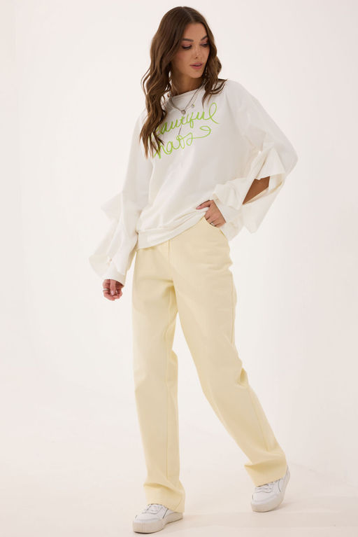 Джемпер LYUSHe 4061 молоко фото 2