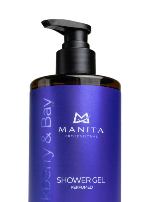 Manita Professional Гель для душа парфюмированный BLACKBERRY & BAY, 460 мл