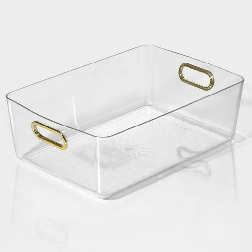 Контейнер для хранения «Нежность», 29×20×10 см, прозрачный