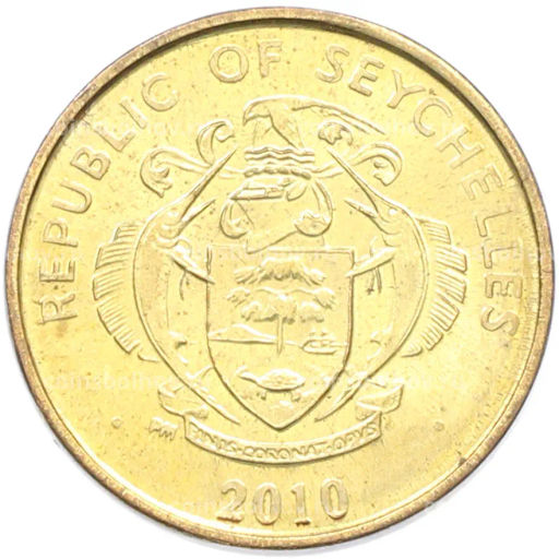 Монета 5 центов 2010 года Сейшелы