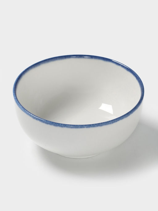 Салатник Magistro Blue Lagoon, 700 мл, 14.6×6.7 см, фарфор, белый