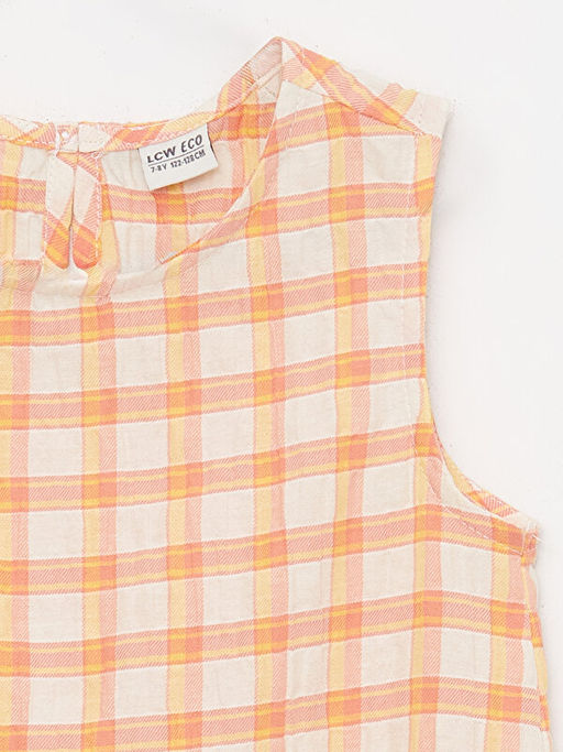 Bisiklet Yaka Desenli Poplin K?z ?ocuk Bluz - Waikiki фото 2