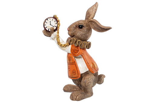 Фигурка декоративная 9,5*7,5*13 см Кролик с часами - Elan gallery фото 5