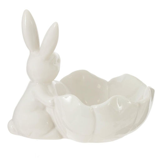 Конфетница "Заяц", L15,5 W6,5 H13,5 см